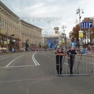 В Киеве перекрыли центр города и подъезд к вокзалу