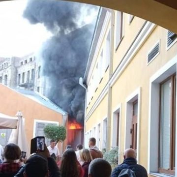 У посольства Нидерландов в Киеве произошел пожар