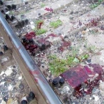 В Киеве поезд отрезал пьяному полицейскому ноги